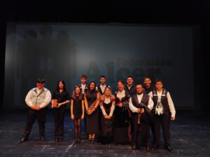Formación artística participante. I Gala Benéfica 'O Son de Alcer'.