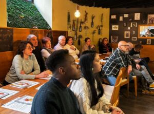 ALCER Ourense e Bágoa Gastrobar realizan un taller de gastronomía para persoas con ERC.